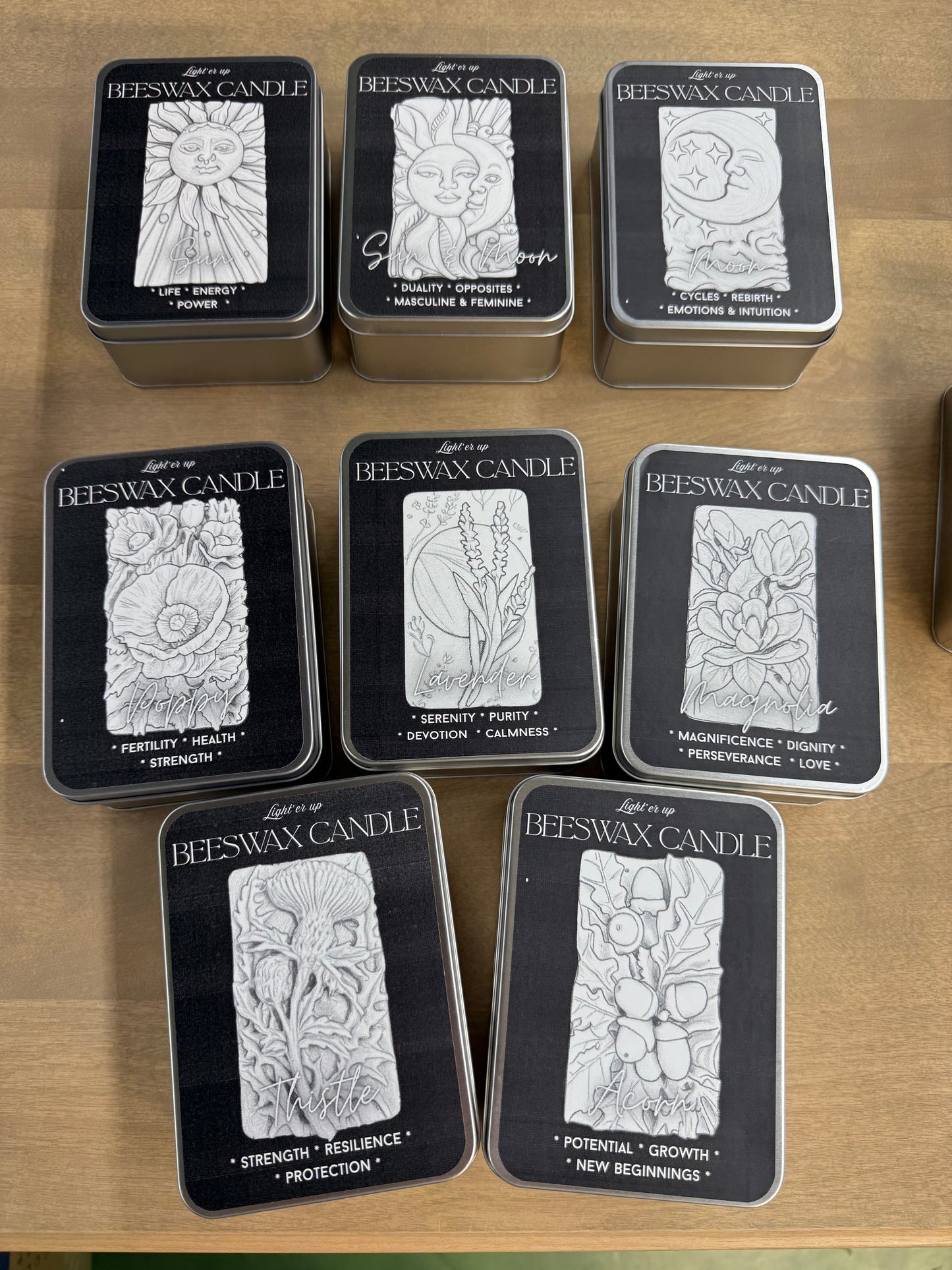 Light'er Up Beeswax Candles