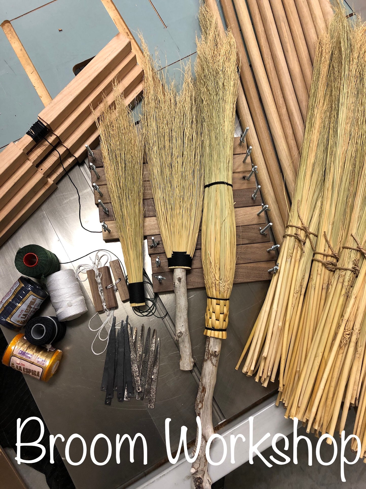 Broom workshop - 10am to 1pm - November 23, 2024 @Route 22 Gallery